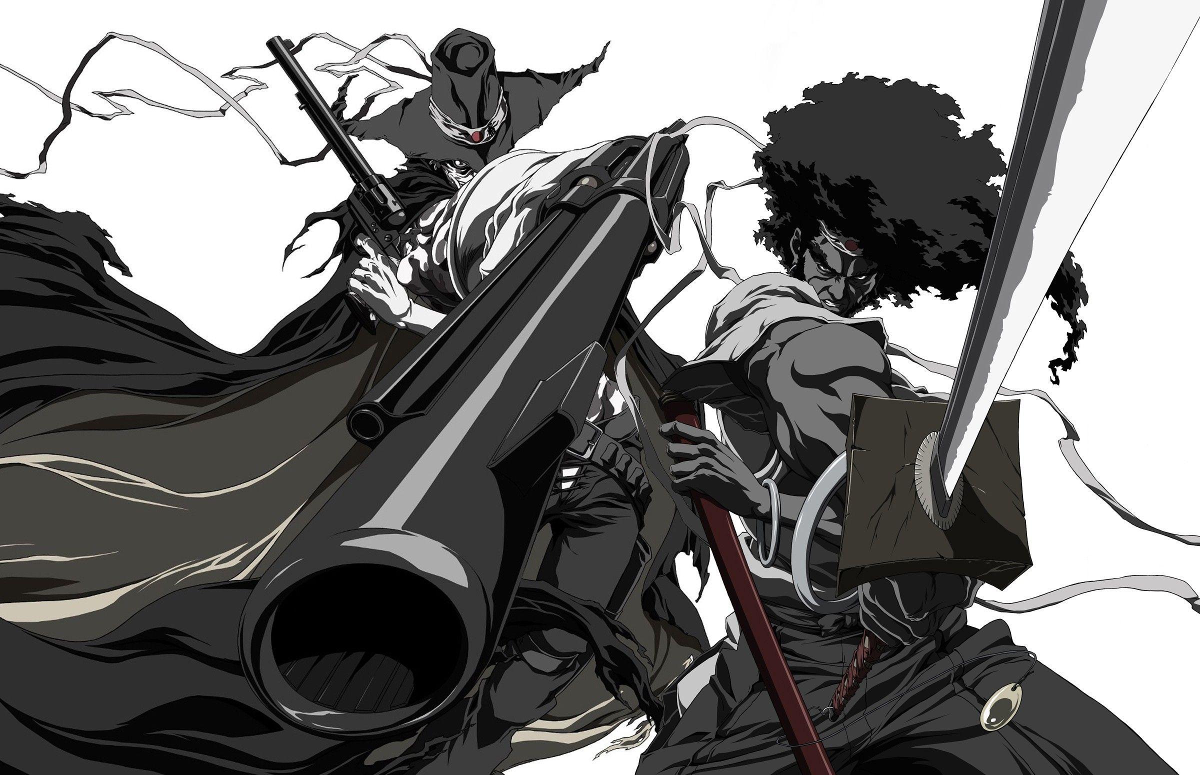 2400x1550 Afro & Justice vs Kenshin Himura & Shishio Makoto