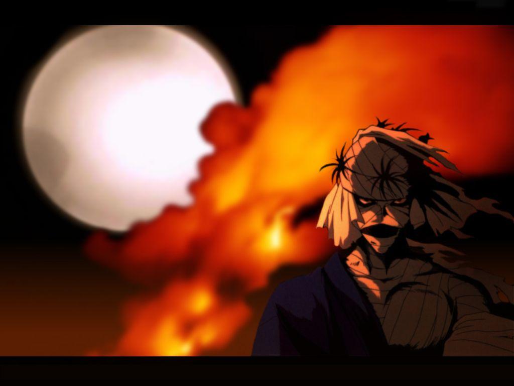 1024x768 Rurouni Kenshin Wallpaper: Shishio Destruction