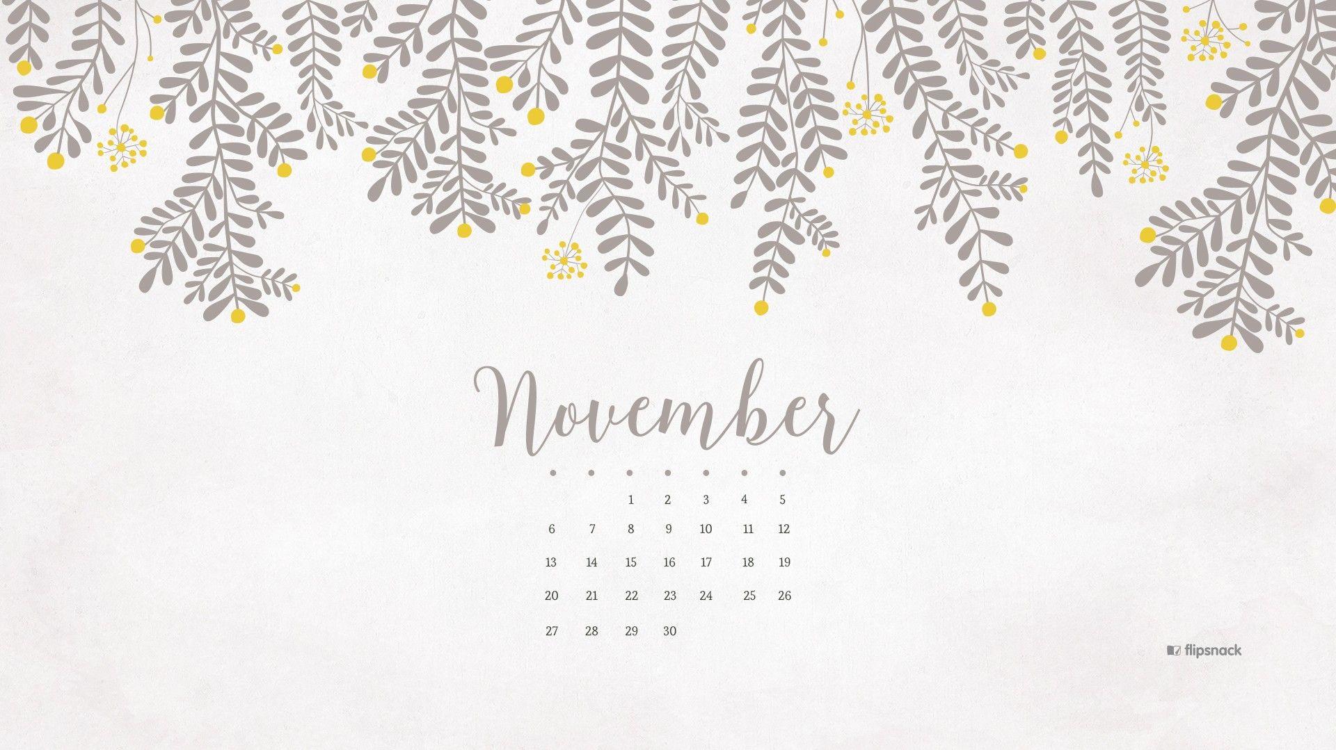 November 2020 Calendar Wallpapers - Top Free November 2020 Calendar ...
