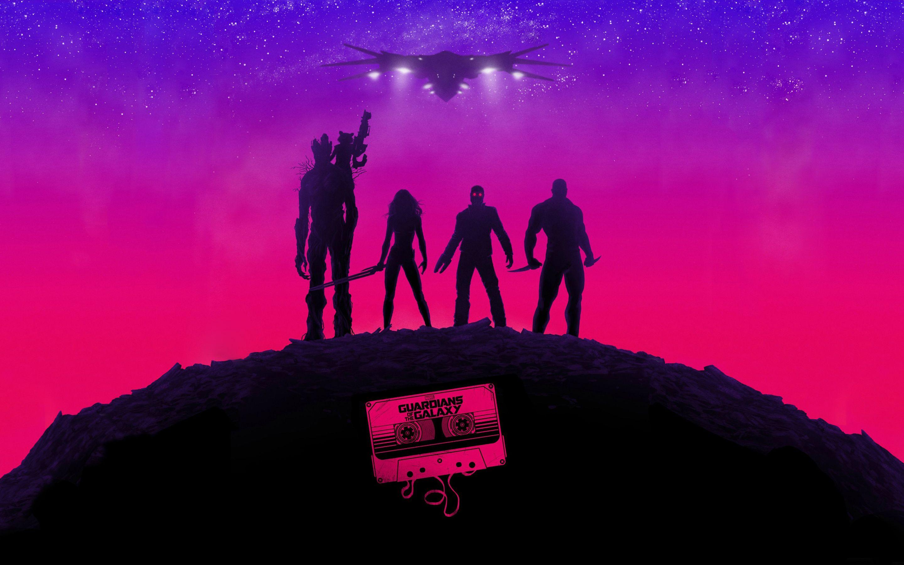 2880x1800 Guardians of the Galaxy Poster Wallpaper