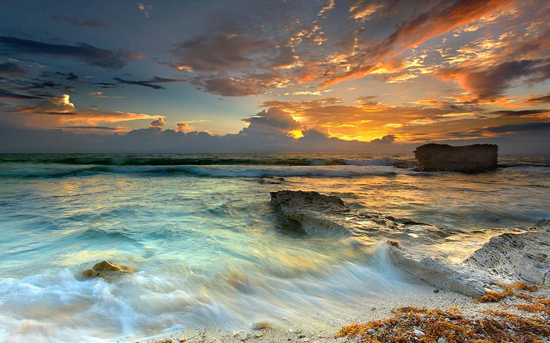 1920x1200 HD Beautiful Seascape Wallpaper. Download Free -60373. Seascape