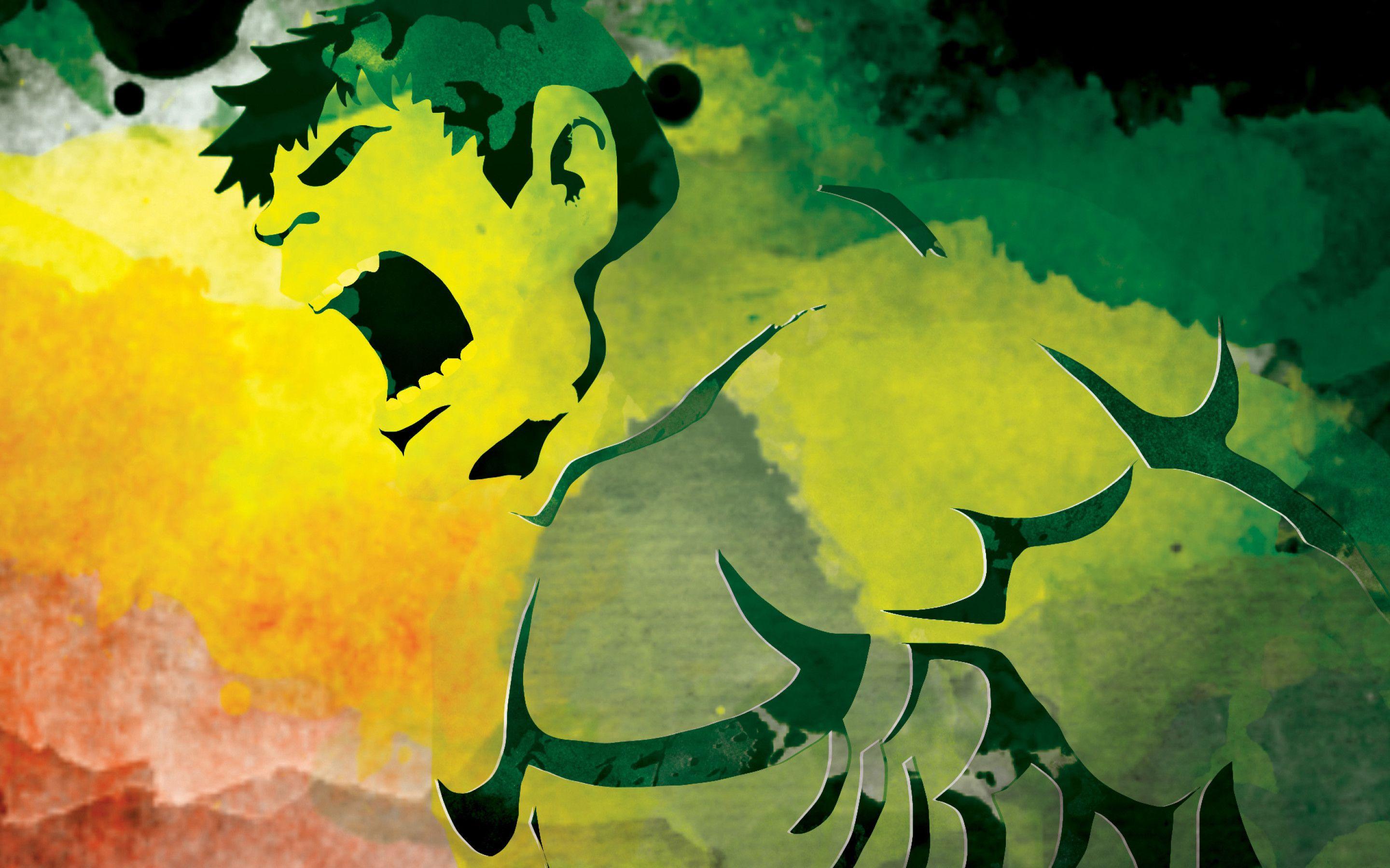2880x1800 Hulk Watercolor Art Macbook Pro Retina HD 4k Wallpaper