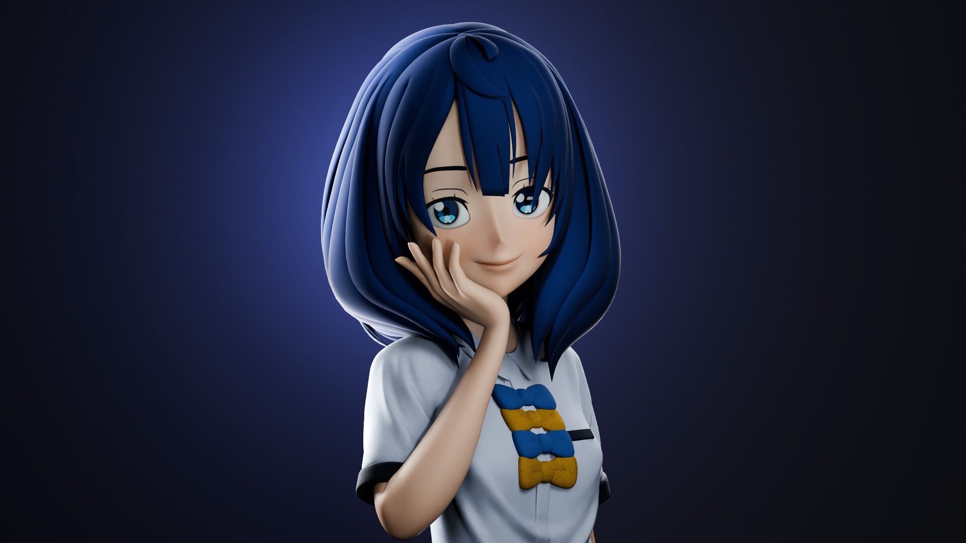 1920x1080 Anna Yanami. Too Many Losing Heroines