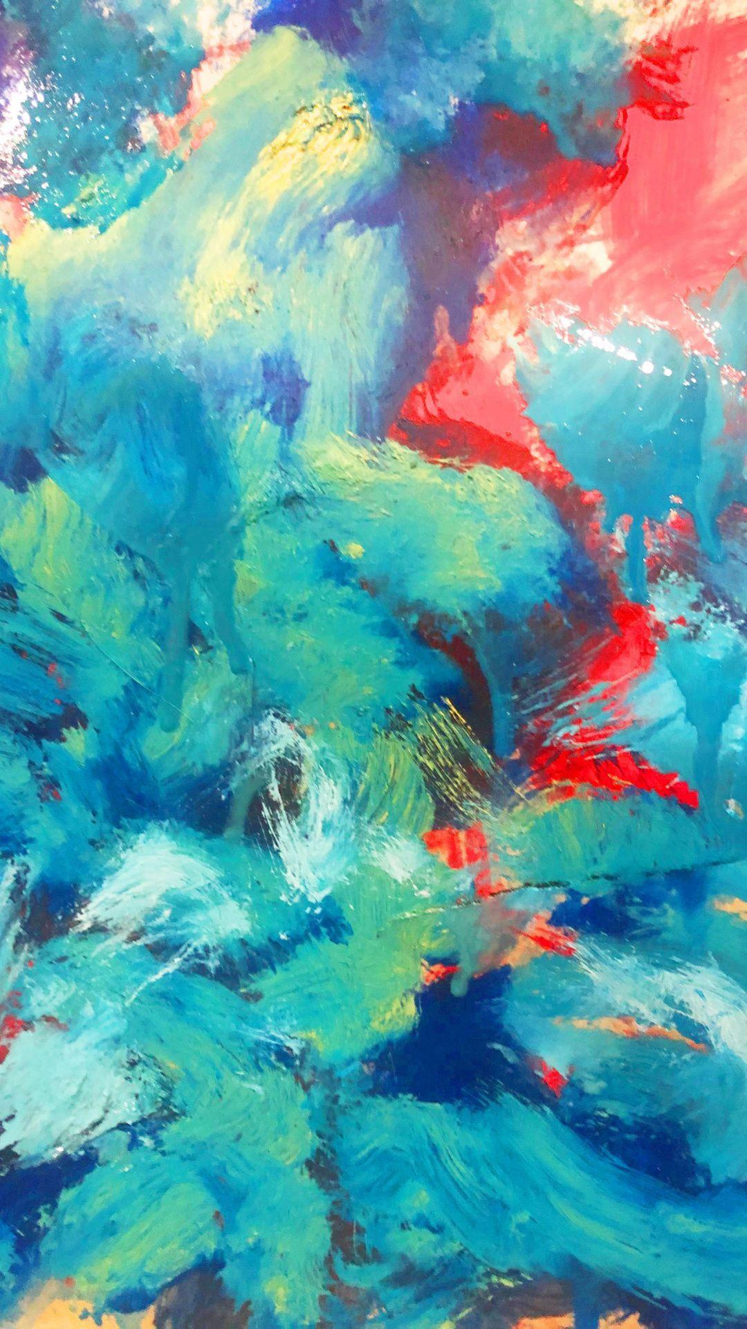 1080x1920 Blue themed artwork, marks, watercolor, art wallpaper. Blue abstract painting, Art wallpaper, Abstract