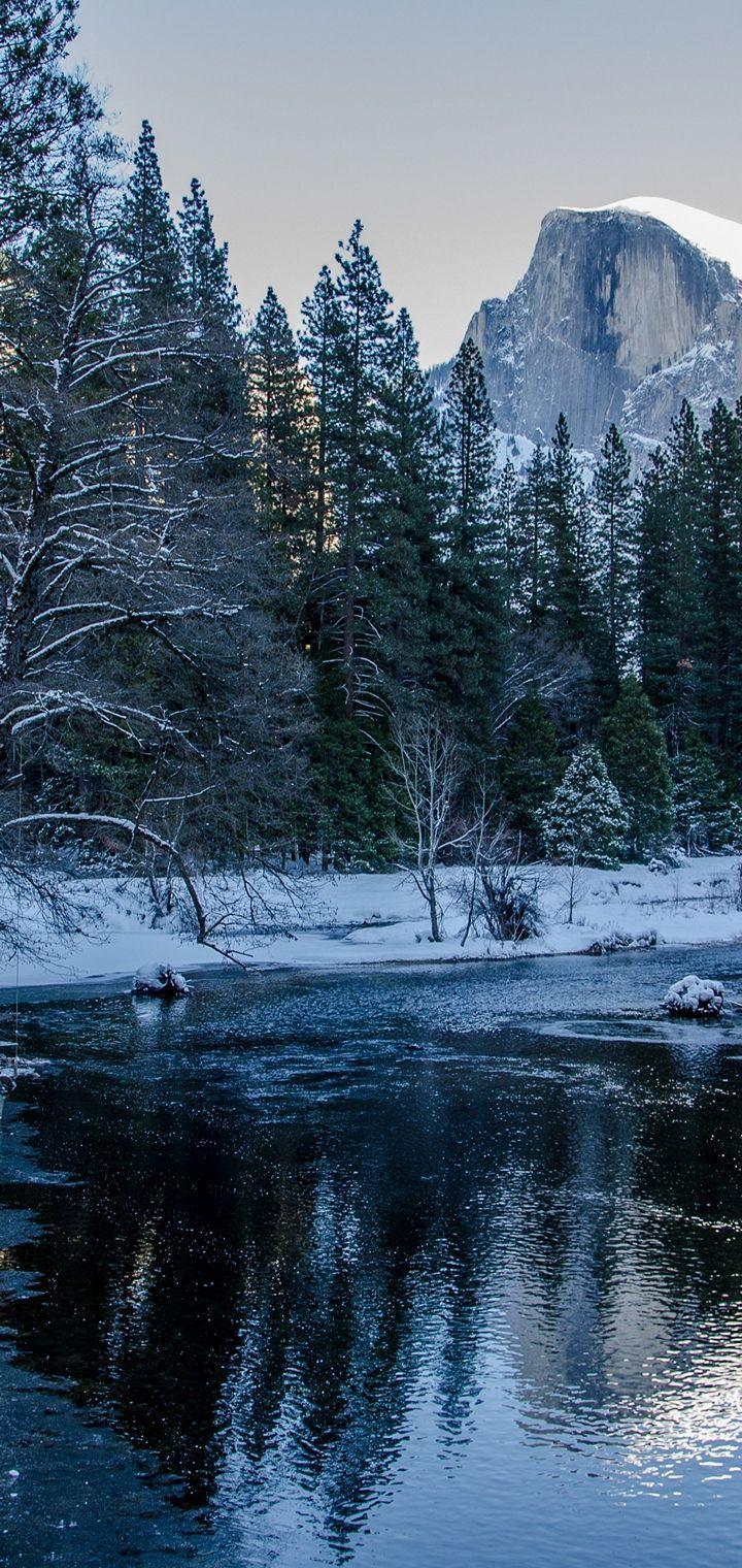 720x1520 Yosemite National Park Winter Wallpaper - [720x1520]