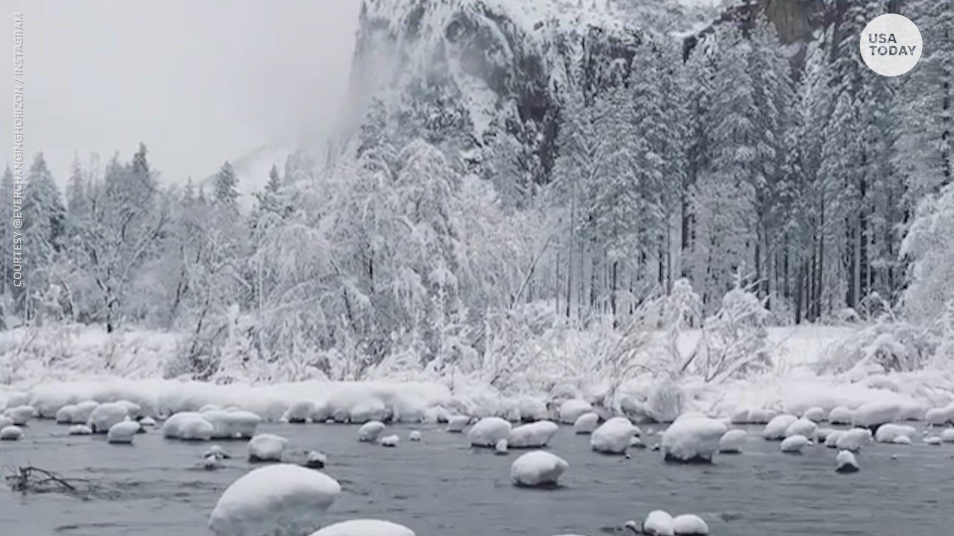 1920x1080 Yosemite National Park looks like Narnia covered in winter snow