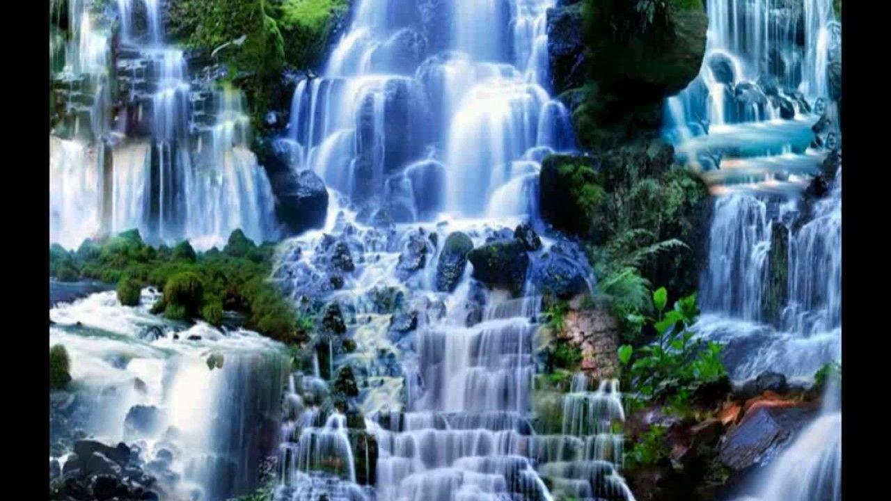 1280x720 Beautiful Waterfalls Scenery Wallpaper Image