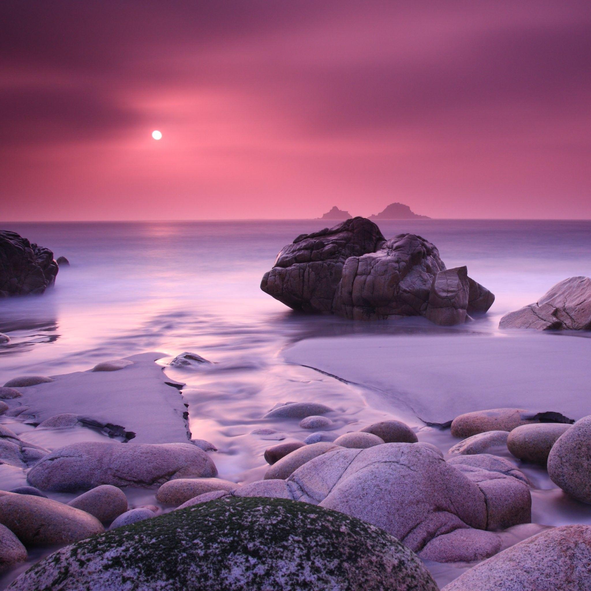 Pink Scenery Wallpapers Top Free Pink Scenery Backgrounds Wallpaperaccess