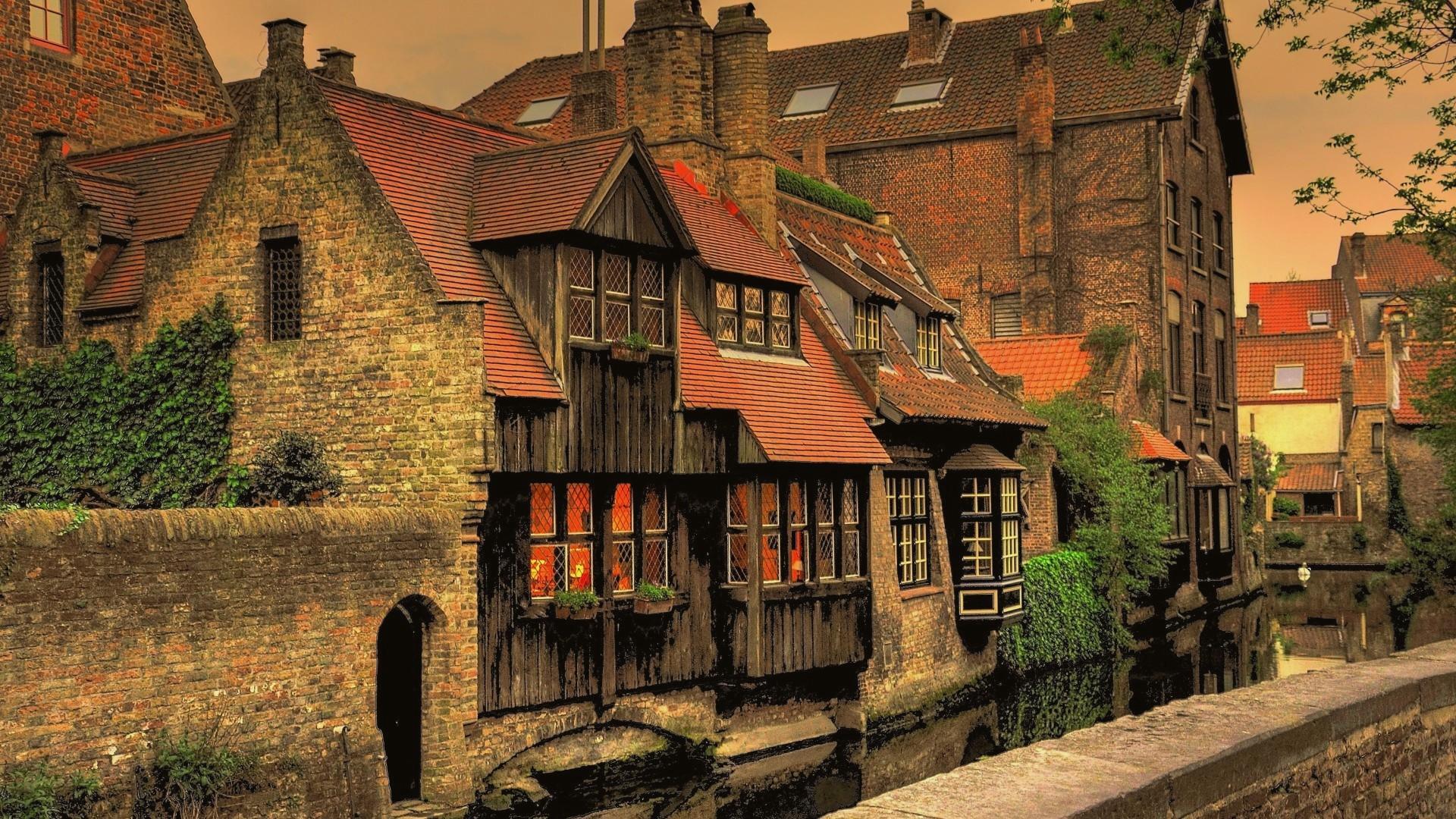 1920x1080 Bruges Wallpaper