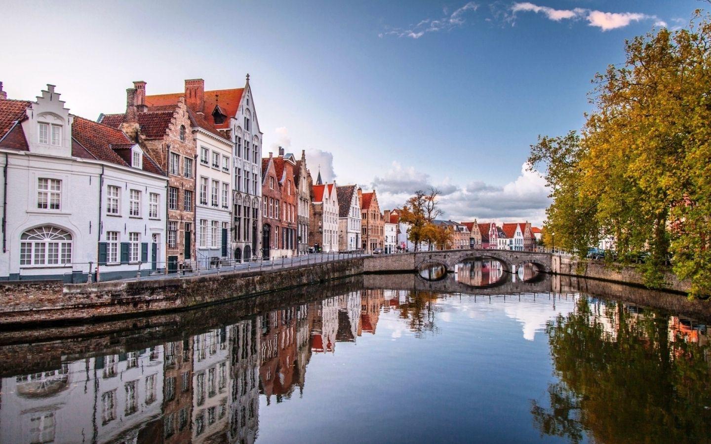 1440x900 Brugge Belgium MacBook Air Wallpaper Download