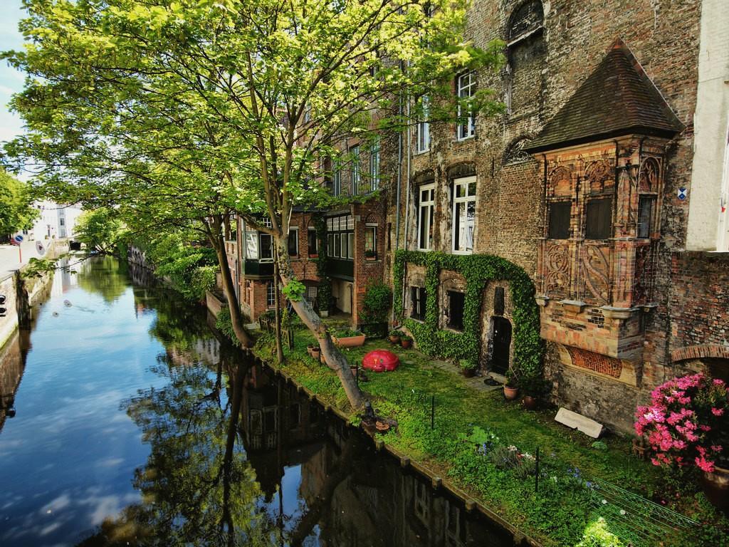 1024x768 Bruges Desktop Background. Beautiful