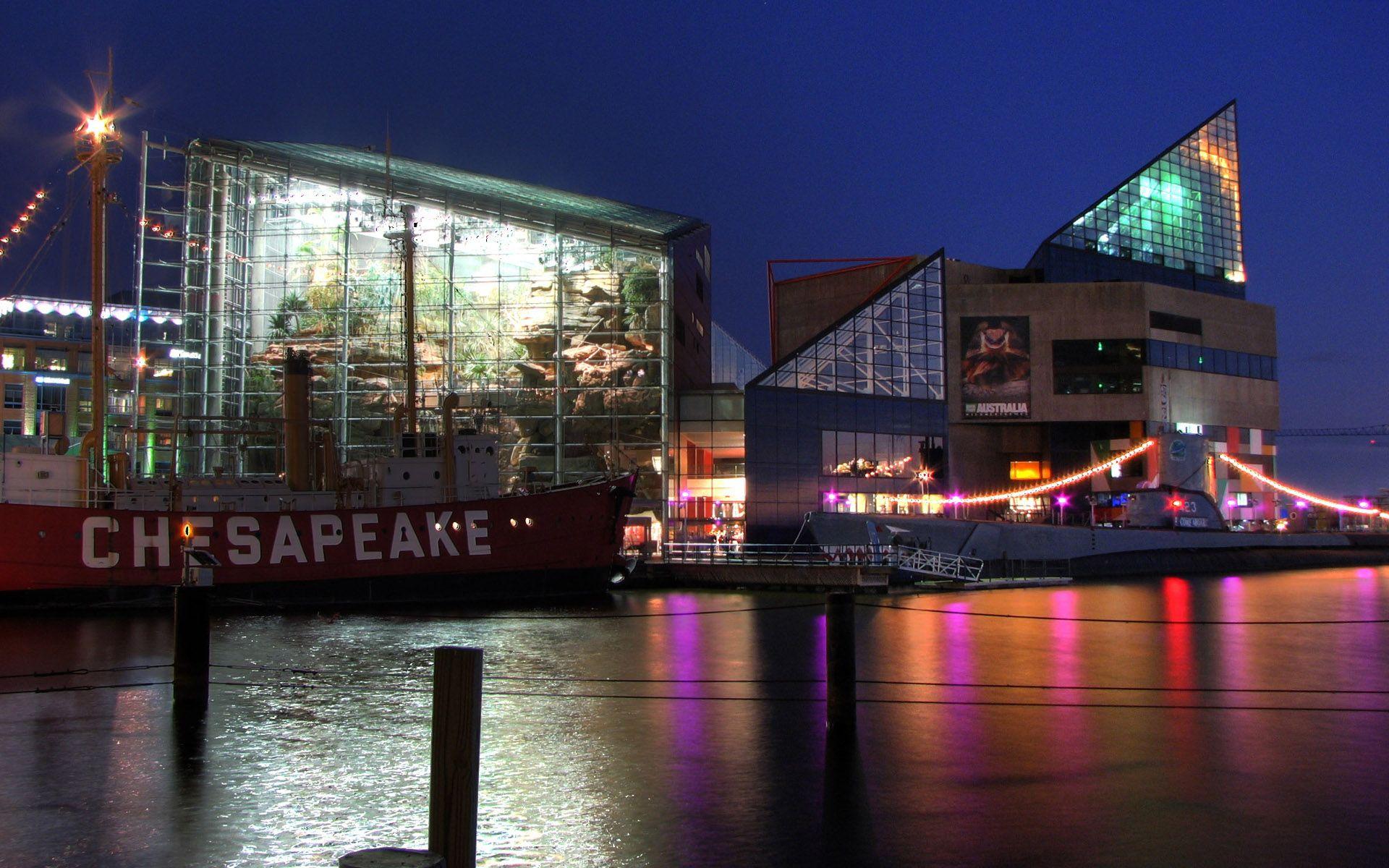 1920x1200 Resolution, high, night, aquarium, image, rocket, baltimore