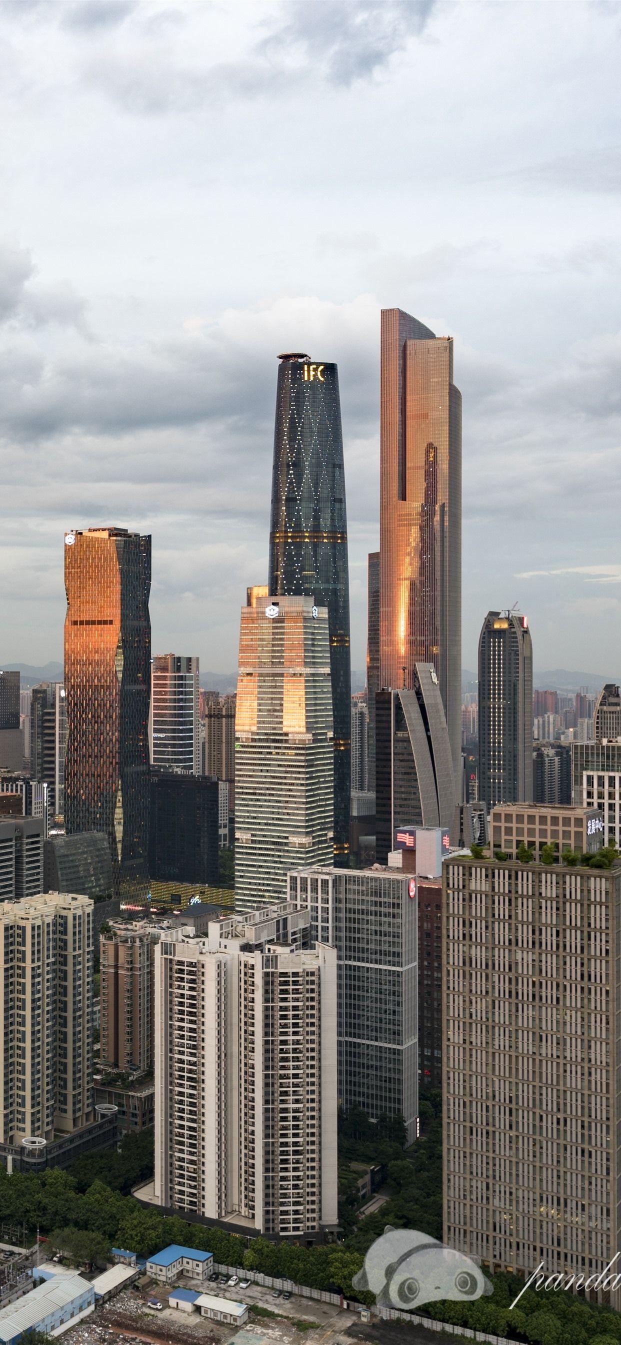 1242x2688 Guangzhou, China, Skyscraper, Cityscape 1242x2688 IPhone 11 Pro XS