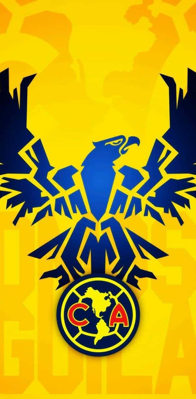 630x1280 Download Rally Around El Águila With Club America Wallpaper