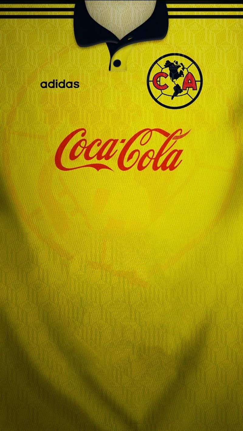800x1416 Club america adidas, aguilas, yellow, football, jersey, mexico, HD phone wallpaper