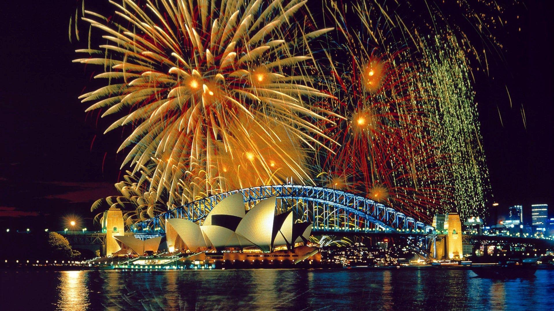 1920x1080 Sydney City New Year Celebrations HD Wallpaper