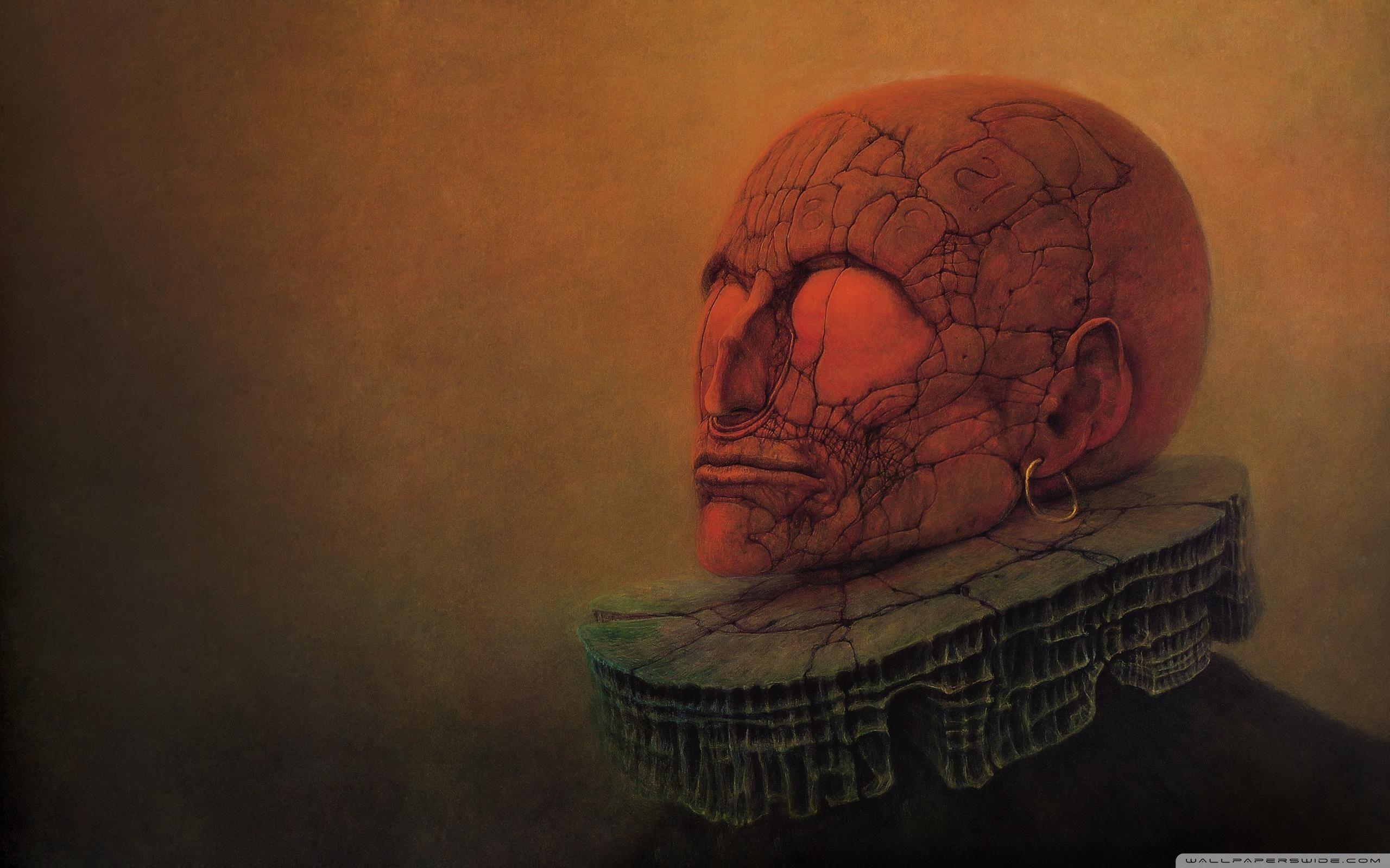 2560x1600 Zdzislaw Beksinski Noble Ultra HD Desktop Background Wallpaper