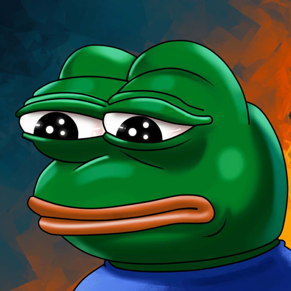 1122x1122 Download Weird Meme Pepe Frog Picture