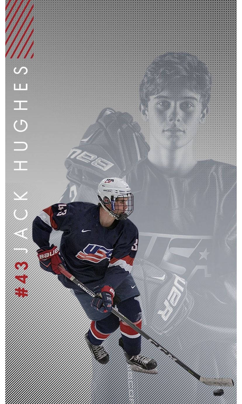 828x1382 Download Jack Hughes USA Hockey Wallpaper