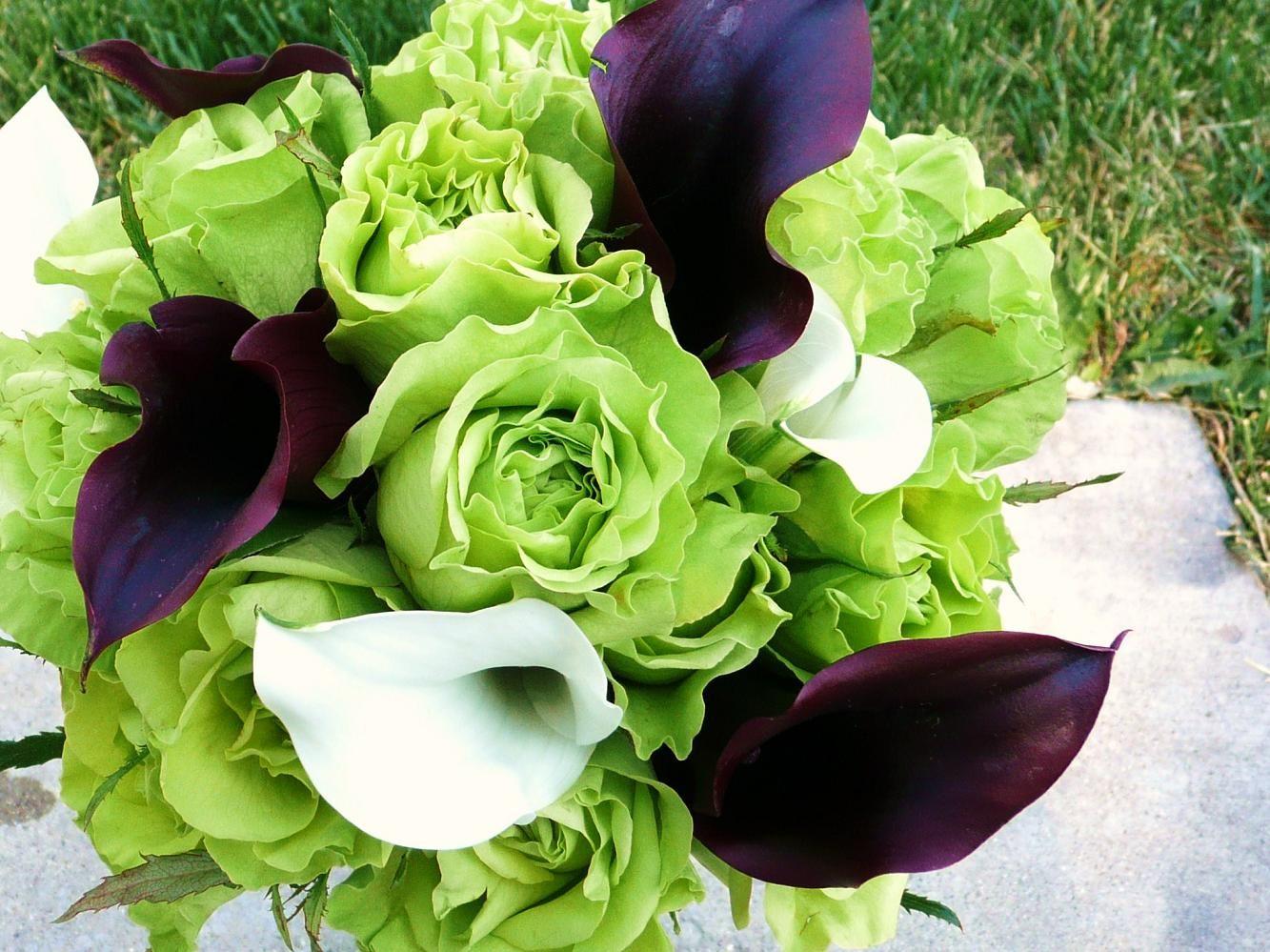 1333x999 BeautyFul Flowers: green roses wallpaper