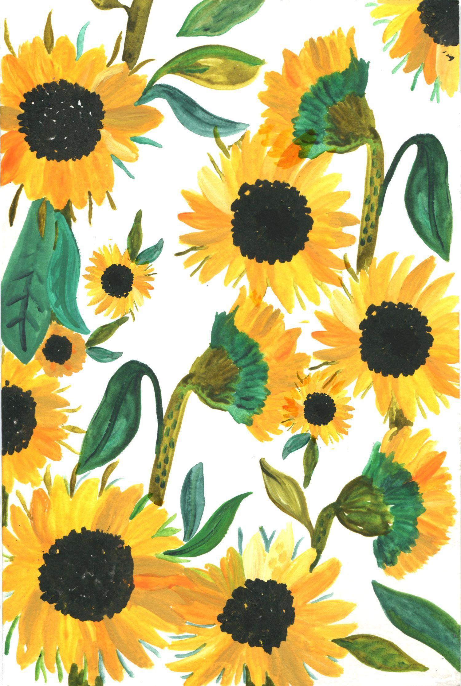 Cute Sunflower Wallpapers - Top Free Cute Sunflower Backgrounds - WallpaperAccess