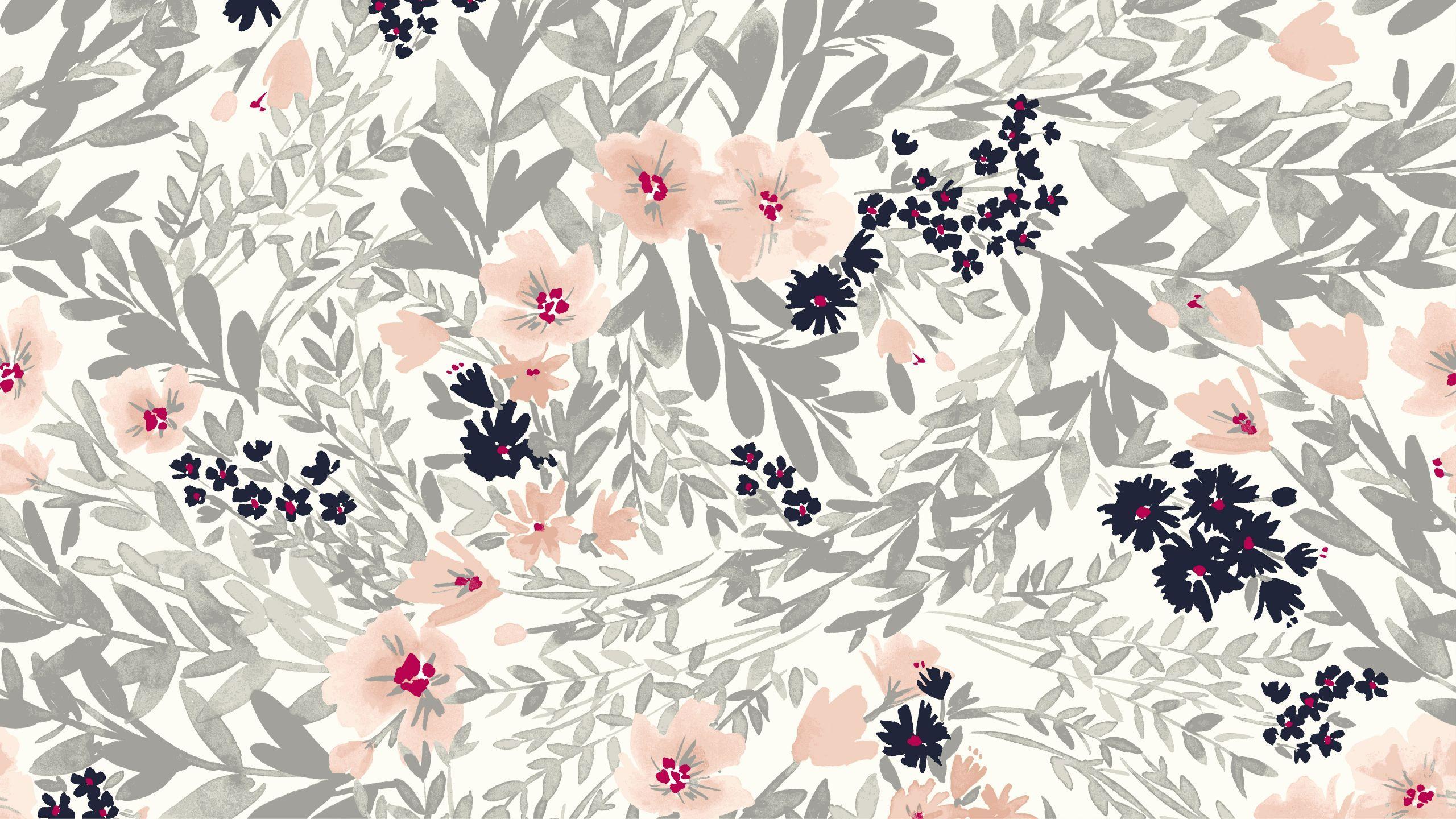 Simple Floral Desktop Wallpapers - Top Free Simple Floral Desktop  Backgrounds - WallpaperAccess