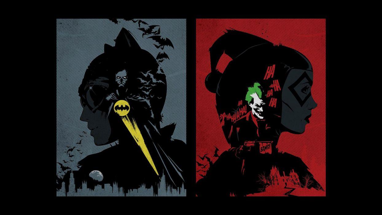 Batman Joker and Harley Quinn Wallpapers - Top Free Batman Joker and Harley  Quinn Backgrounds - WallpaperAccess