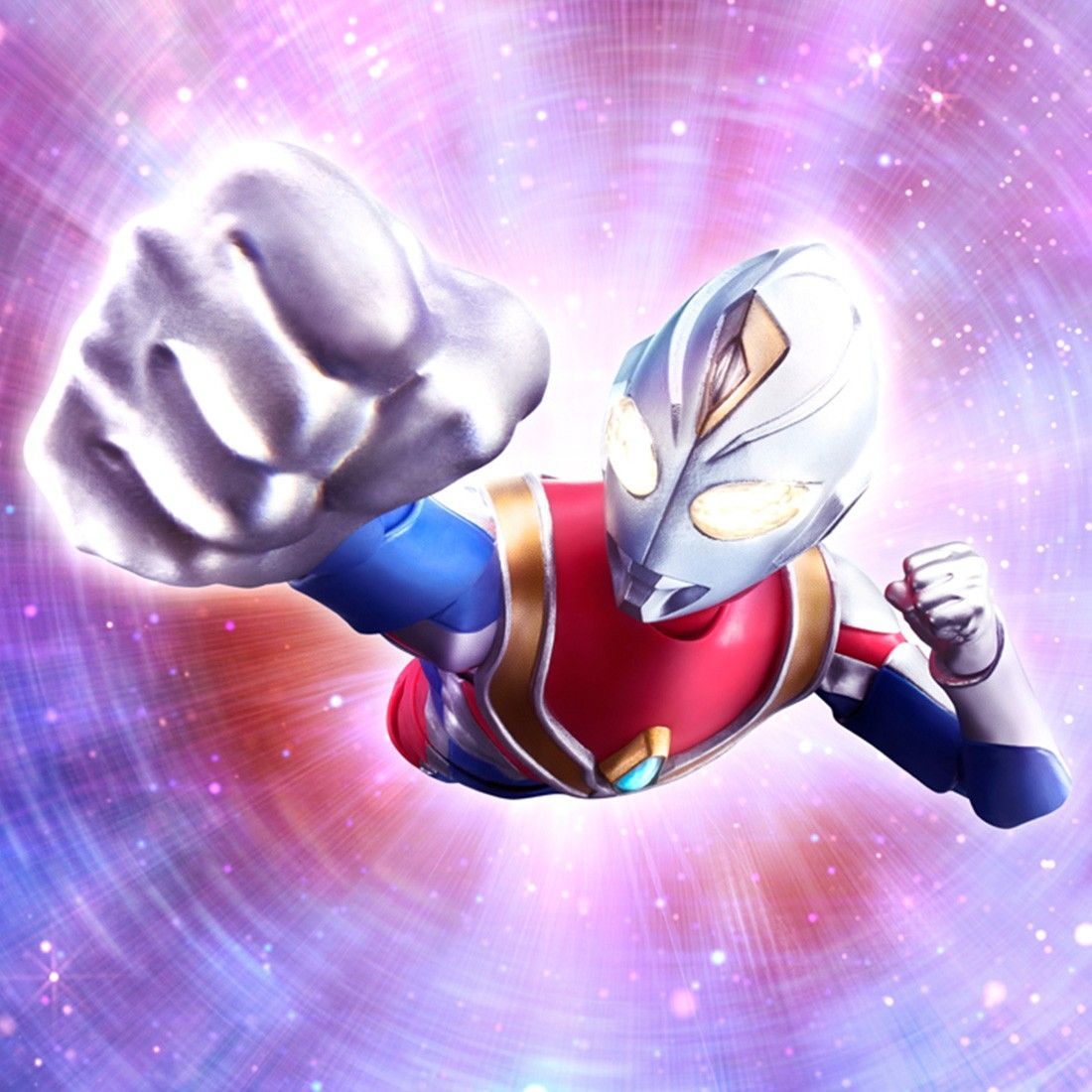 1100x1100 Bandai S.H.Figuarts Ultraman Dyna Shinkocchou Seihou Ultraman Dyna Flash Type Figure silver