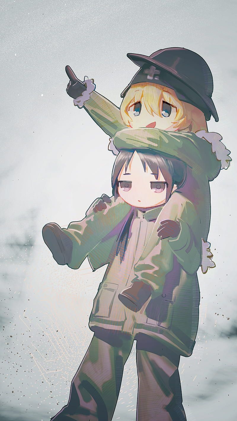 800x1422 Shoujo Shuumatsu Ryokou, anime girls, Chito (Shoujo Shuumatsu Ryokou), Yuuri (Shoujo Shuumatsu Ryokou), HD phone wallpaper