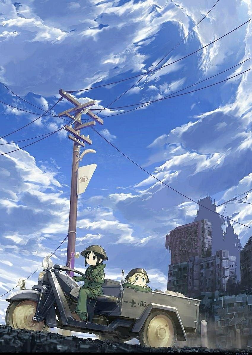 850x1196 Shoujo Shuumatsu Ryokou HD phone wallpaper