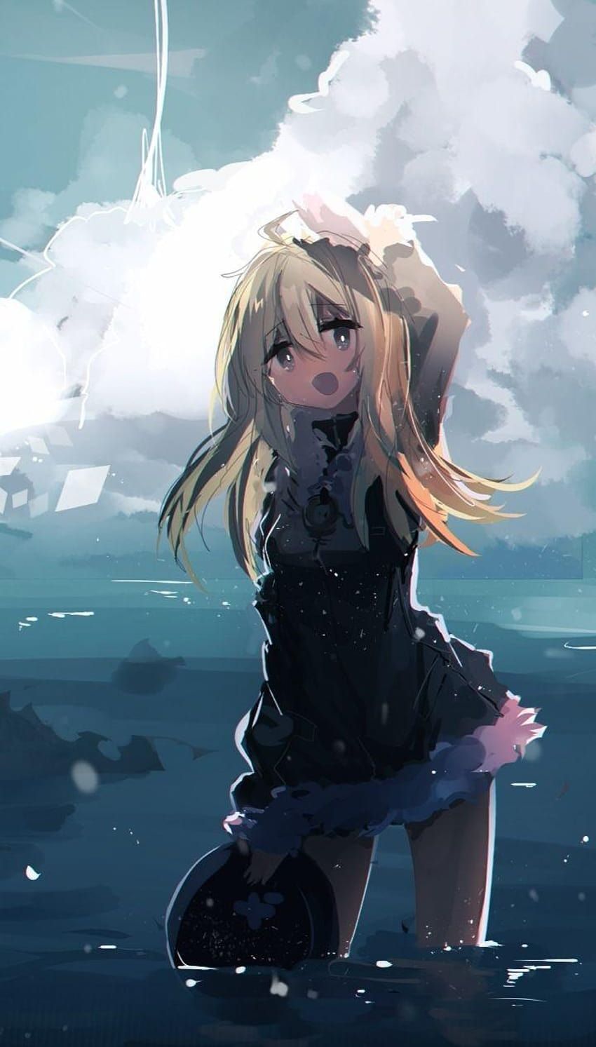 850x1493 Yuuri, Shoujo Shuumatsu Ryokou, anime girl, outdoor, 720x girls last tour HD phone wallpaper
