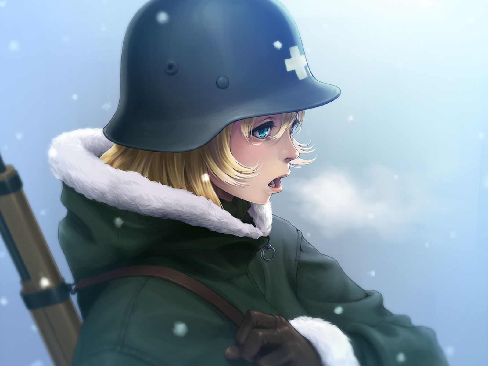 1600x1200 Yuuri (Shoujo Shuumatsu Ryokou) Wallpaper by Pixiv Id 17648941 Anime Image Board