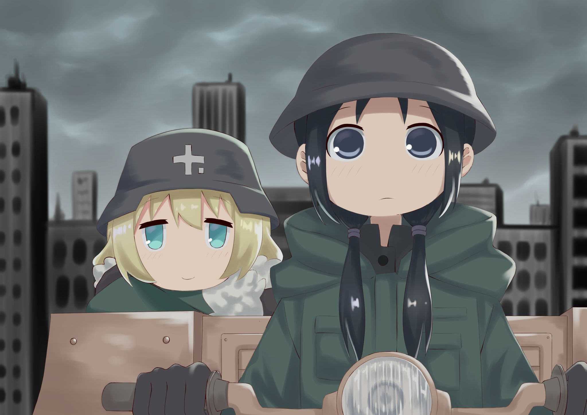 2047x1447 Shoujo Shuumatsu Ryokou (Girls' Last Tour) Image by hofumaso Anime Image Board