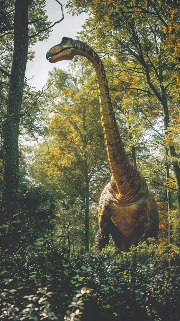 740x1320 Brontosaurus silhouette Image