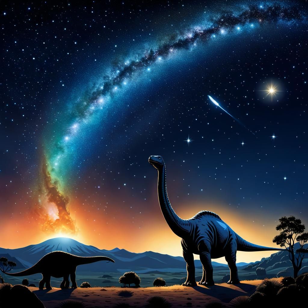 1024x1024 A large brontosaurus