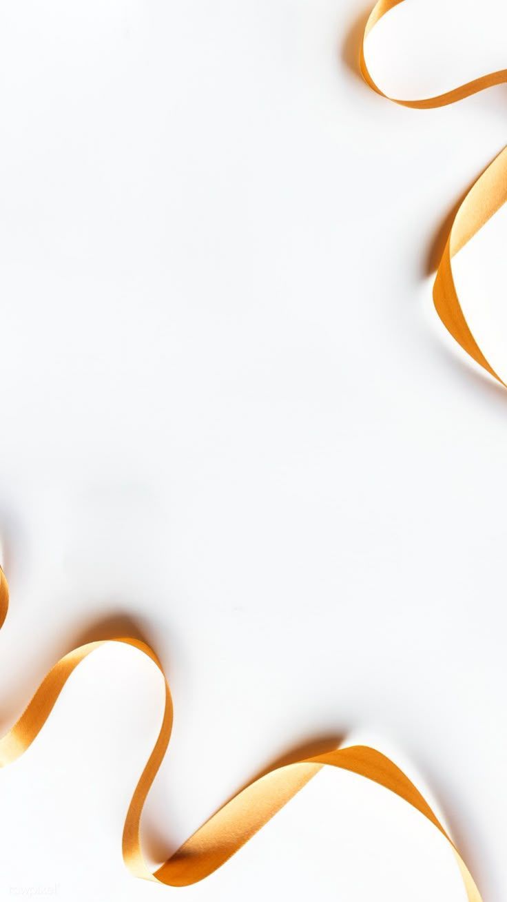 736x1309 Download premium image of Festive gold ribbons on white mobile phone wallpaper by Sasi about orange ribbon, gold ribbon banner, christmas background, christmas instagram story, and christmas 2029925