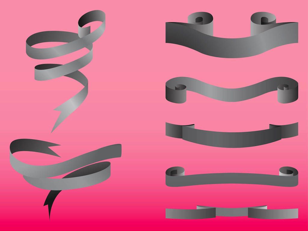 1024x768 Vector Ribbons Vector Art & Graphics