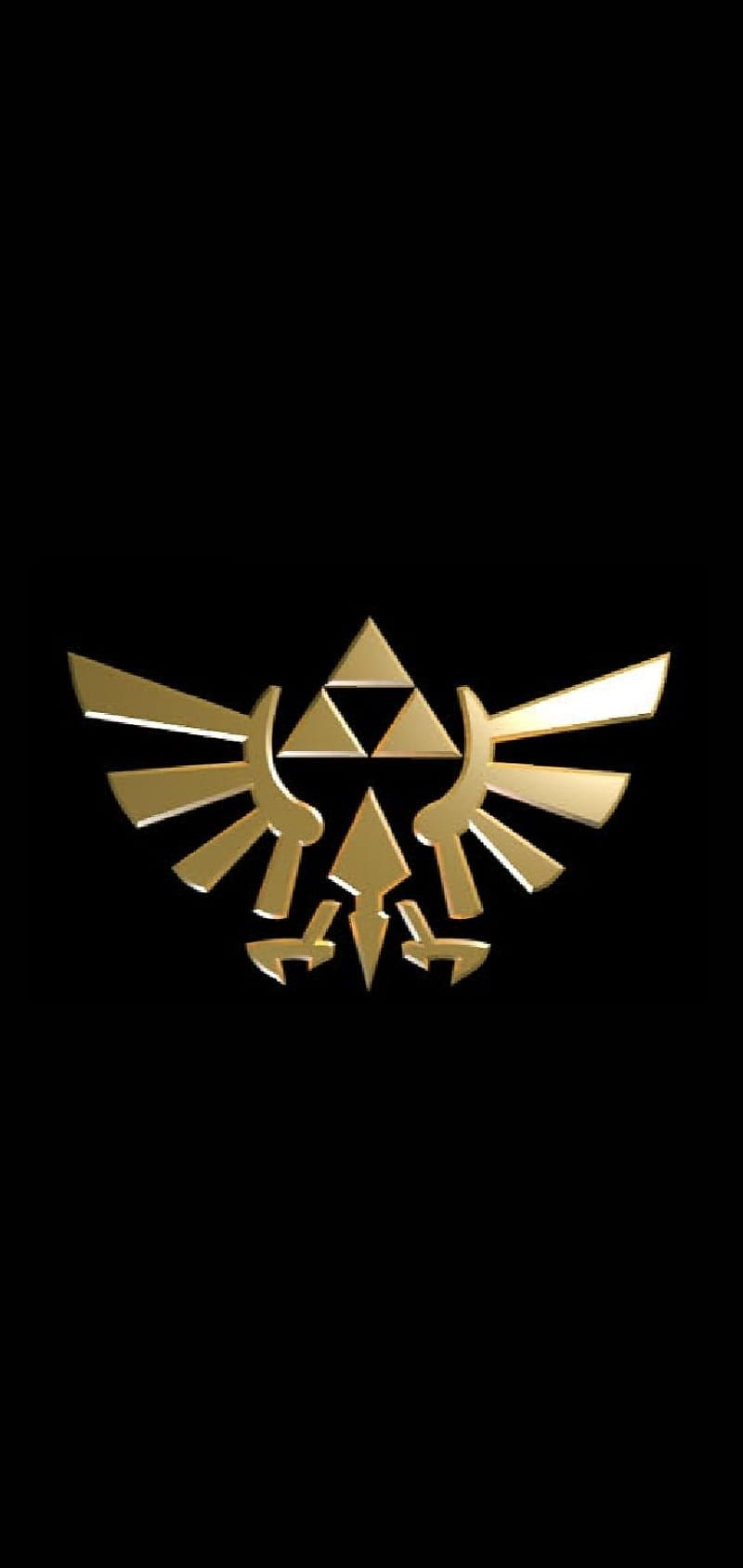 800x1689 Zelda hyrule symbol, triforce, HD phone wallpaper