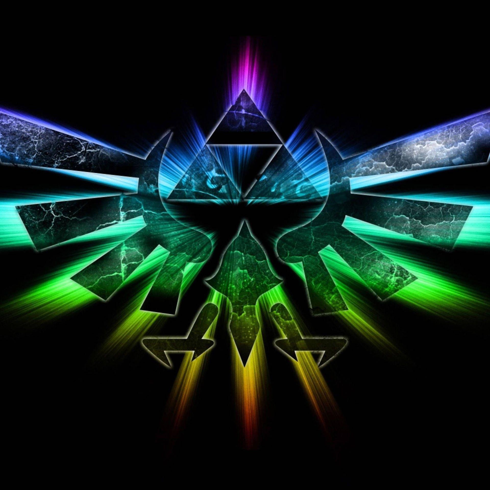 1920x1920 Download Triforce From Zelda Cool Logos Wallpaper