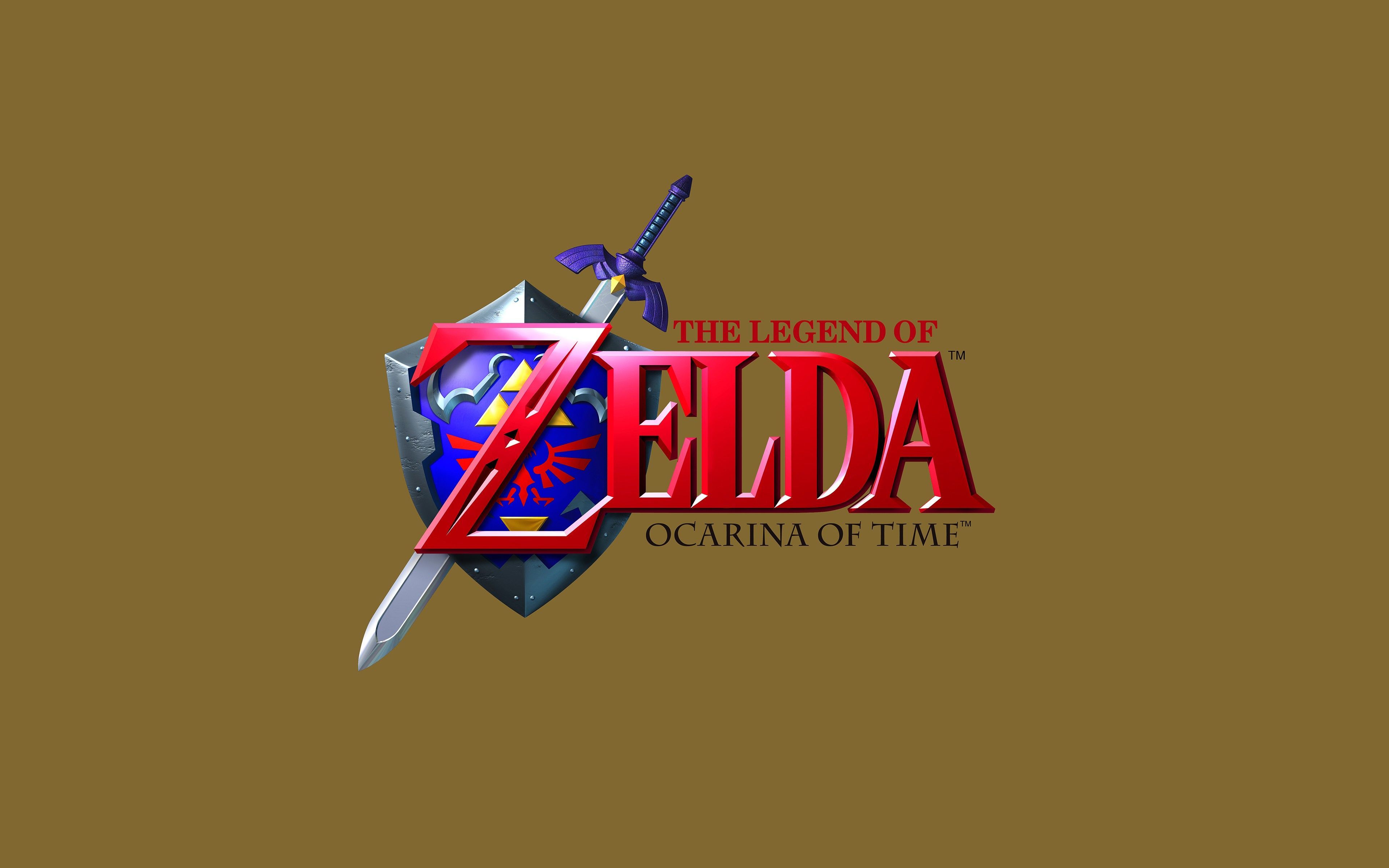 3840x2400 The Legend Of Zelda: Ocarina Of Time, Video Games, Simple Background Wallpaper HD / Desktop and Mobile Background