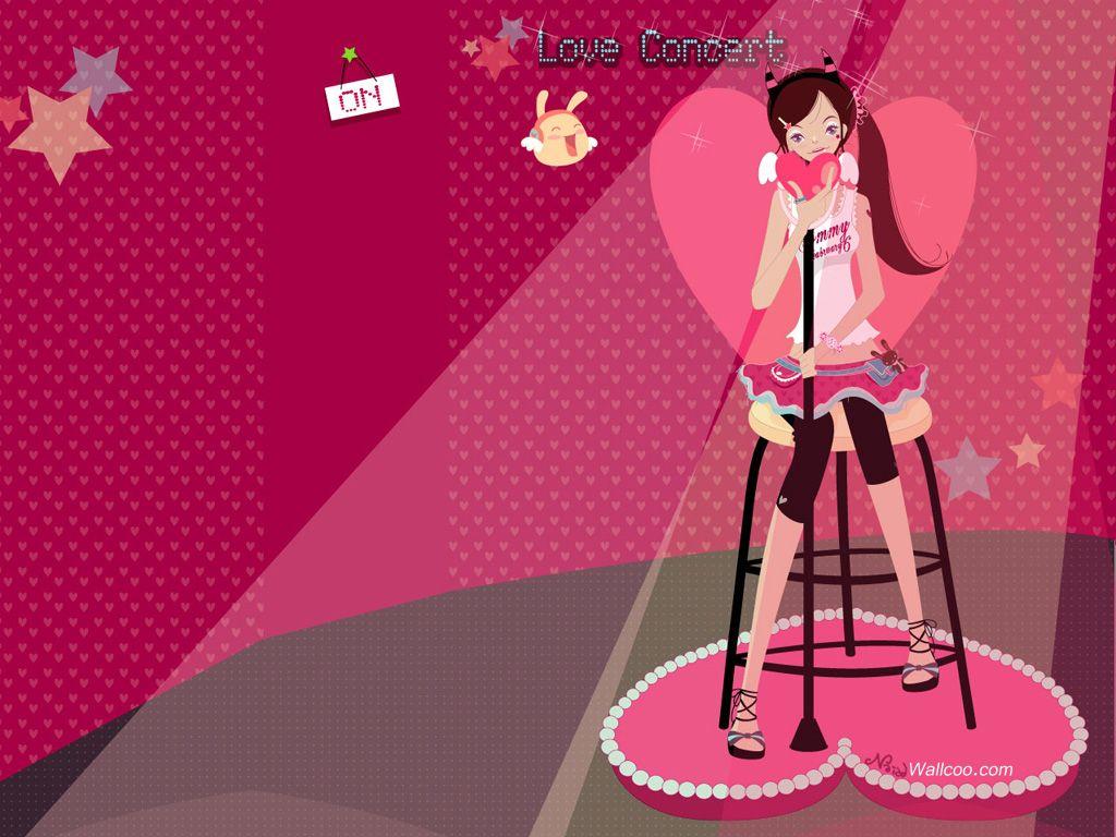 1024x768 Fashion Teen Girl illustrations (Vol.01) 1024x768 NO.11