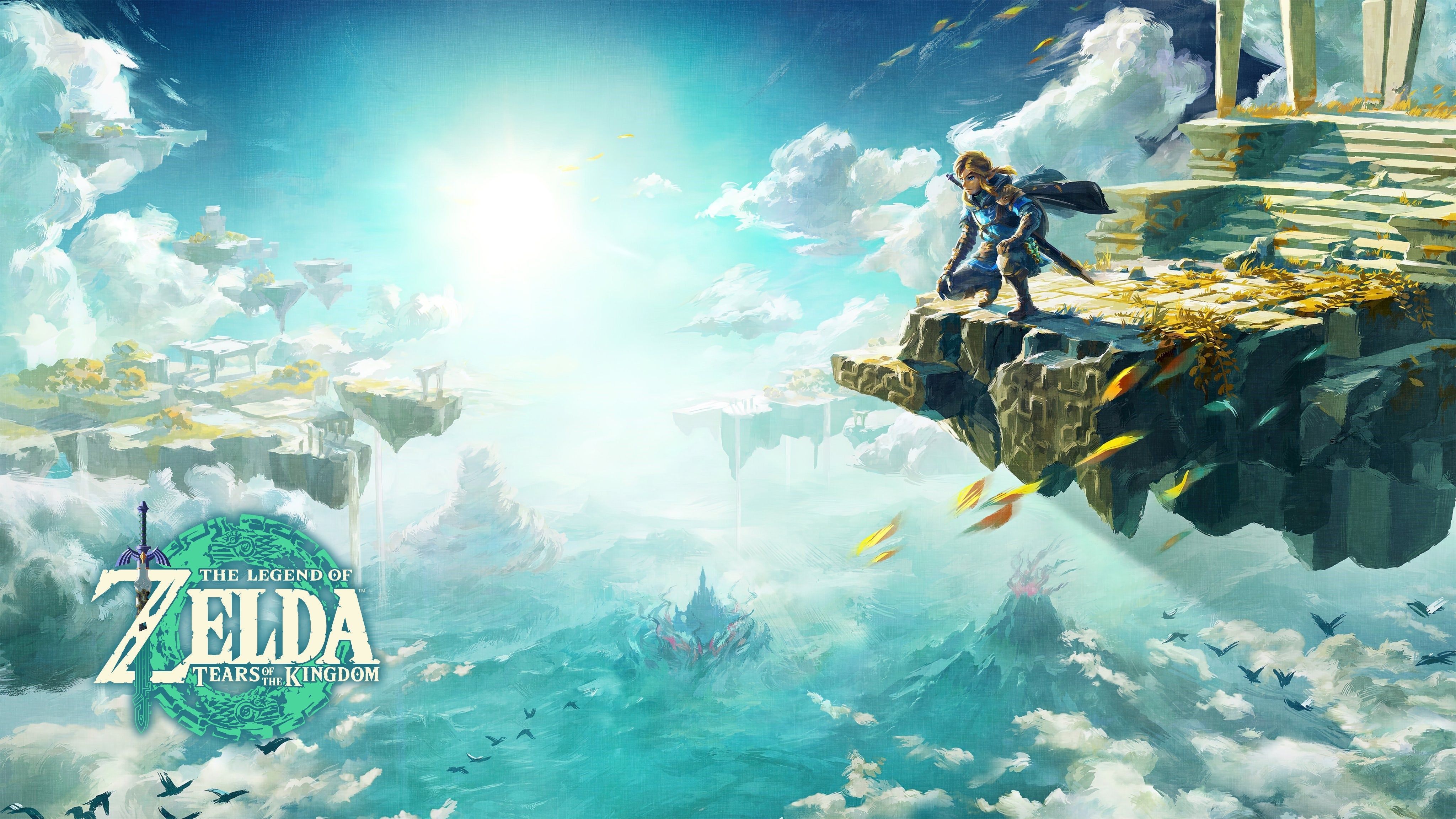 4096x2305 BotW2 4K Desktop wallpaper of the key art with logo!