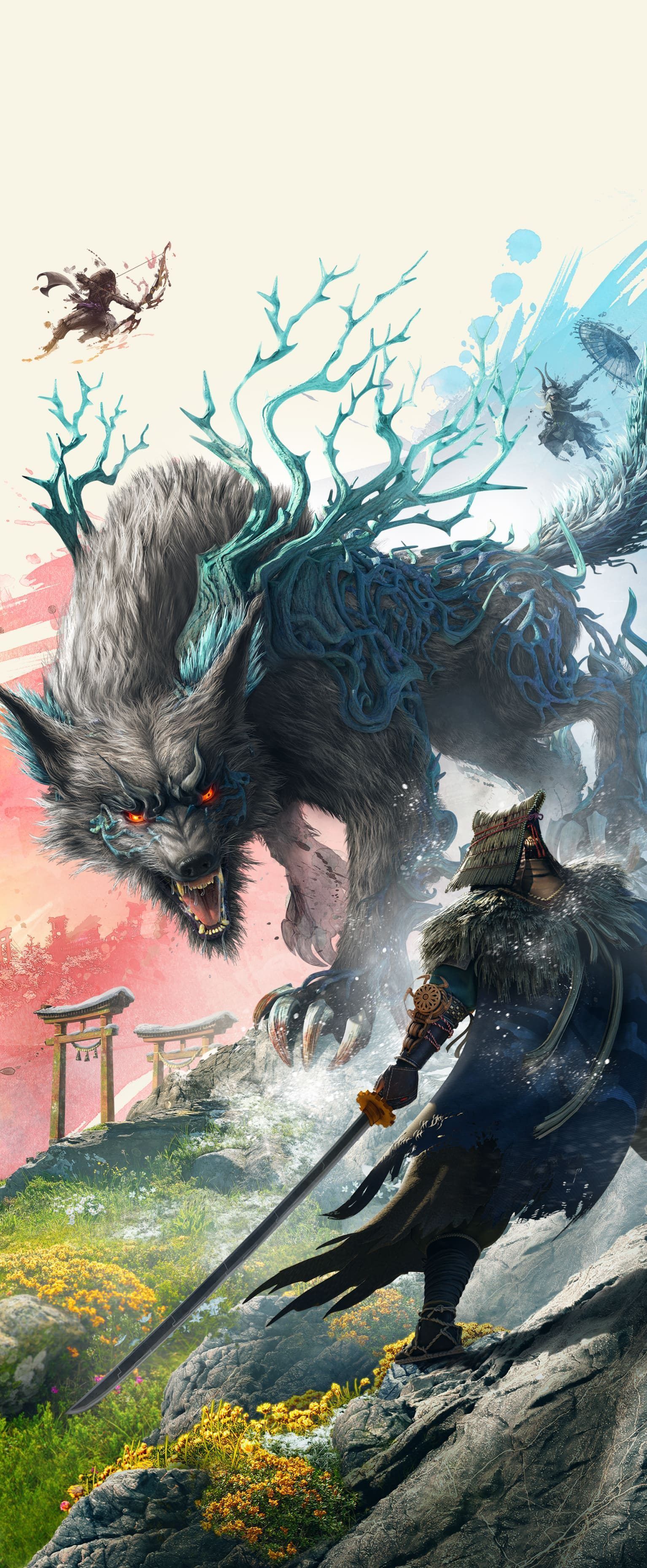 1534x3720 Wild Hearts Wallpaper