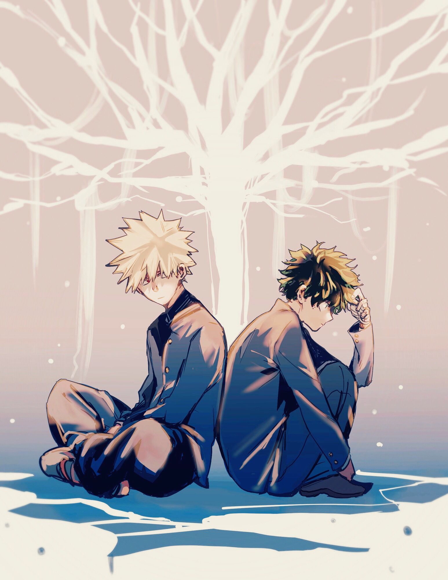 1547x2000 Depression Bakugou Wallpaper