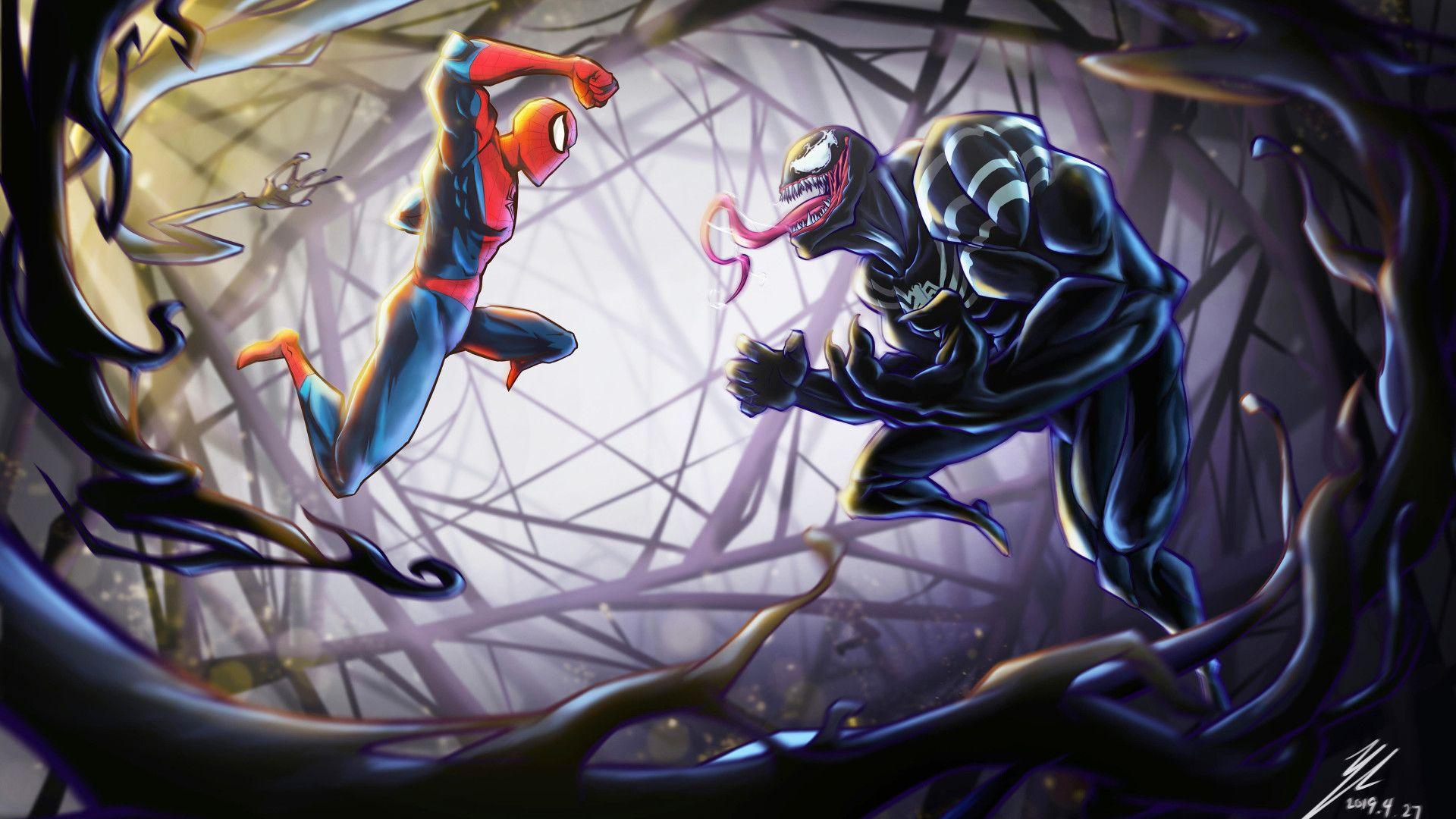 Spider Man Vs Venom Wallpapers Top Free Spider Man Vs Venom