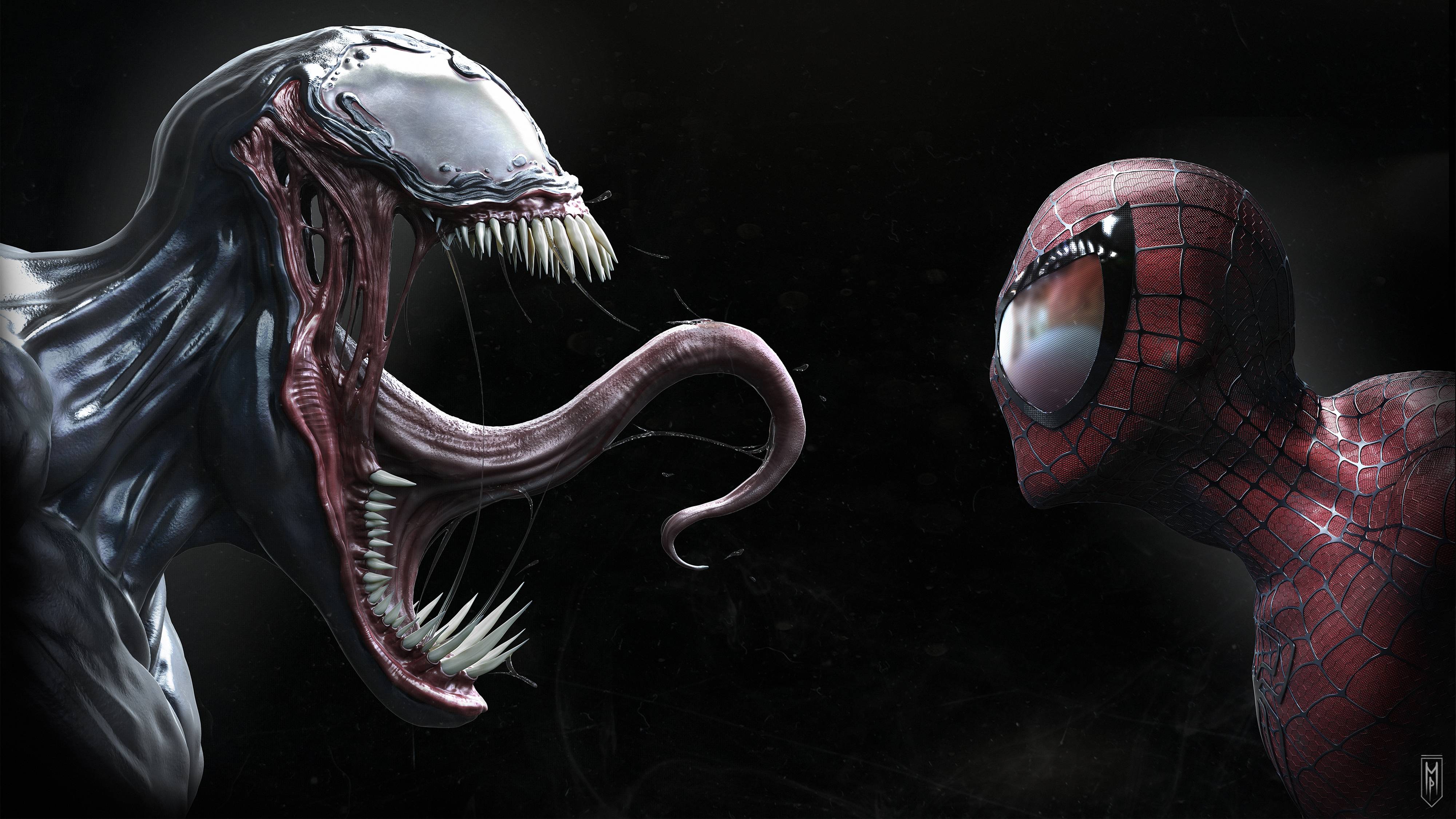 4000x2250 Venom Vs Spider Man 4K HD Wallpaper