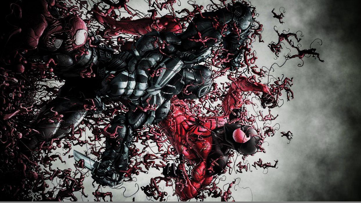 1244x700 Agent Venom Vs The Scarlet Spider wallpaperx1080