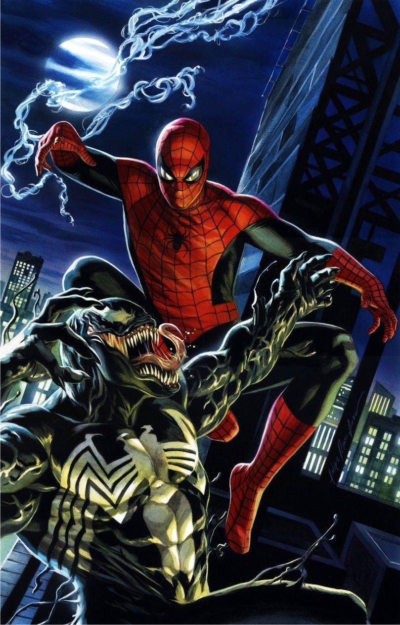 809x1262 09 2015 Spiderman Vs Venom Desktop Wallpaper
