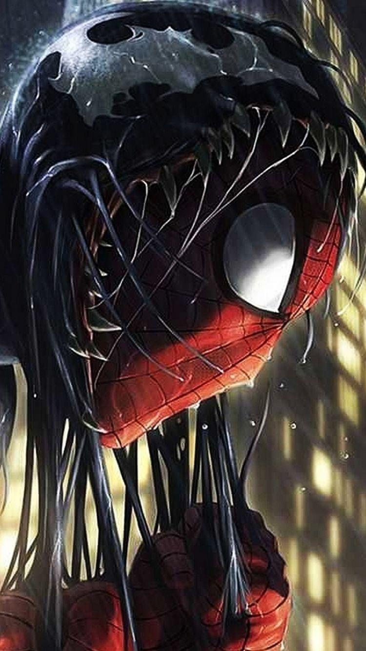 750x1334 Spiderman And Venom Wallpaper Phone Wallpaper