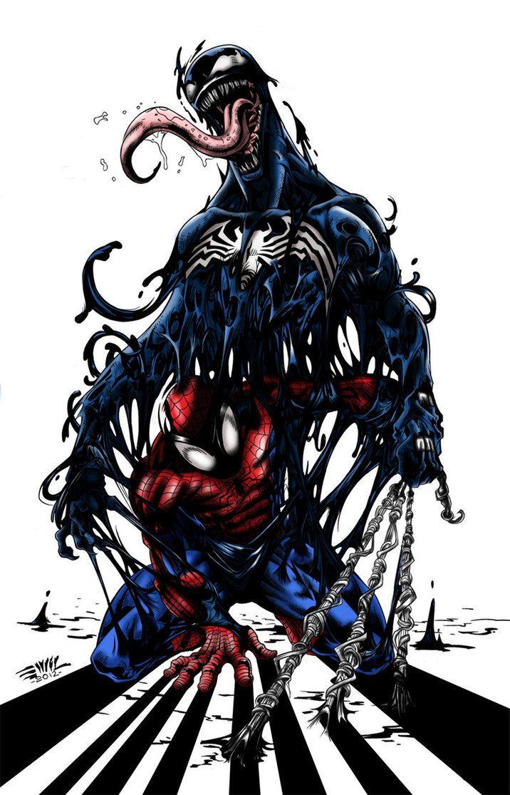 716x1115 Spiderman Vs Venom Wallpaper